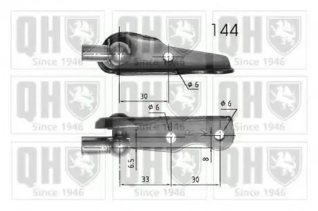 Gas spring, shock absorber. Пружина газовая, амортизатор QUINTON HAZELL 840270