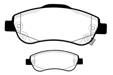 Комплект тормозных колодок, дисковый тормоз RAICAM RA03990