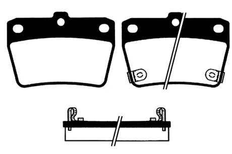 Комплект тормозных колодок, дисковый тормоз RAICAM RA07810