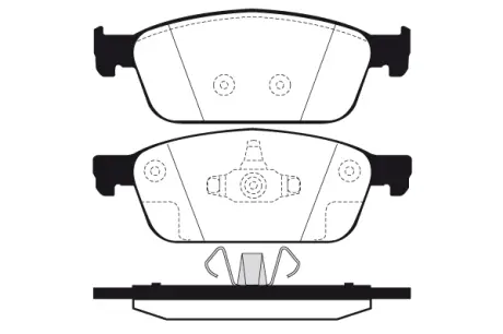 Комплект тормозных колодок, дисковый тормоз RAICAM RA10290