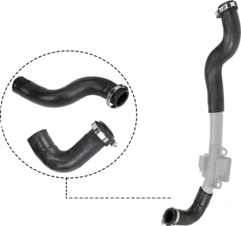 Патрубок інтеркулера Kangoo 1.5dCi 08- (к-кт) RAPRO R12500K