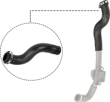 Патрубок інтеркулера Kangoo 1.5dCi 08- RAPRO R12501