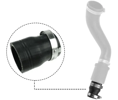 Патрубок інтеркулера Transit 2.2 TDCi 11- (короткий) RAPRO R16226