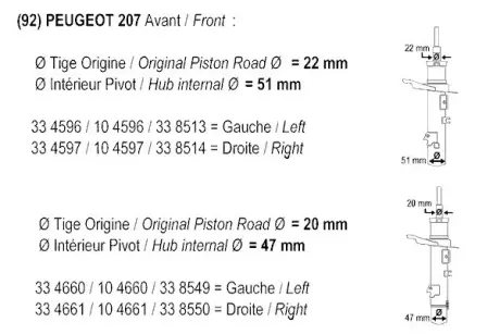 Амортизатор RECORD-FRANCE 334596