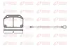 Комплект тормозных колодок, дисковый тормоз REMSA 002702 (фото 1)