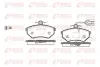 Комплект тормозных колодок, дисковый тормоз REMSA 013482 (фото 1)