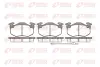 Комплект тормозных колодок, дисковый тормоз REMSA 014402 (фото 1)