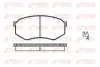 Комплект тормозных колодок, дисковый тормоз REMSA 014834 (фото 1)