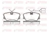 Комплект тормозных колодок, дисковый тормоз REMSA 025902 (фото 1)