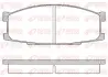 Комплект тормозных колодок, дисковый тормоз REMSA 028300 (фото 1)