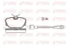Комплект тормозных колодок, дисковый тормоз REMSA 029602 (фото 1)