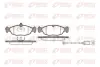 Комплект тормозных колодок, дисковый тормоз REMSA 039302 (фото 1)