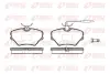 Комплект тормозных колодок, дисковый тормоз REMSA 048502 (фото 1)