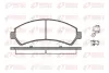 Комплект тормозных колодок, дисковый тормоз REMSA 068800 (фото 1)