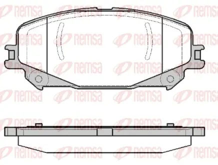RENAULT Гальмівні колодки передн.Espace V,Grand Scenic IV 15- REMSA 131830