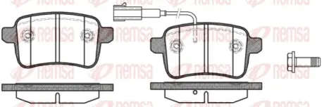 Колодки гальмівні дискові REMSA 145002