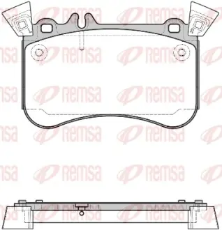 DB Гальм. колодки передн. A-CLASS (W176) A 45 AMG 4-matic (176.052) 13-18 REMSA 146510
