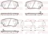 KIA Комплект гальмівних колодок STINGER (CK) 2.0 T-GDI 17- REMSA 181102 (фото 1)