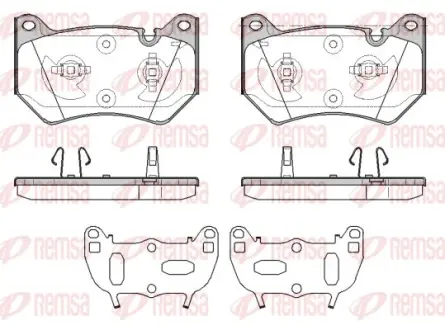 AUDI гальмівні колодки передні Q5 16- REMSA 183910