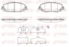 TOYOTA Гальмівні колодки передн. COROLLA 1.6 VVTi 19- REMSA 187000 (фото 1)