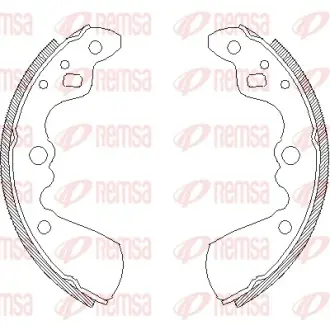 Комплект тормозных колодок REMSA 401900