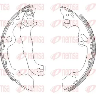 Колодки торм. барабан. Ford Focus 1,4/1,6/1,8/1,8TD 10/98-5/05 REMSA 404000