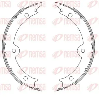 LEXUS Колодки гальмівні барабанні GS (_S19_) 430 05-11, IS III (_E3_) 200t (ASE30) 15- REMSA 451700