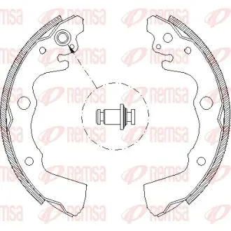 Комплект тормозных колодок REMSA 466200