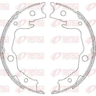 Комплект тормозных колодок REMSA 467700
