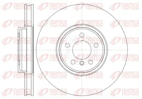 Диск гальм. передн. BMW X5 E70, X6 E71 REMSA 6133310
