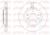 Диск гальмівний передній NISSAN LEAF, QASHQAI II, X-TRAIL RENAULT KADJAR 1.2-Electric 11.10- REMSA 6158110 (фото 1)