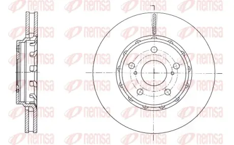 Диск гальмівний REMSA 6159310