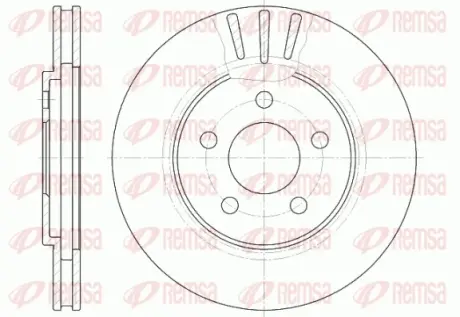 CHRYSLER диск гальмівний STRATUS (JA) 2.0 LE 95-01 REMSA 694710