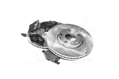 Комплект гальмівний передн. AUDI A4 00-.A6 97-05.SKODA SUPERB 02-.VW PASSAT 00-05 (вир-во) REMSA 8390.00