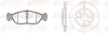 PEUGEOT К-кт гальм. колодки 0461.10 + диски 6131.10 106 II (1A_, 1C_) 1.1 i 97-01, CITROEN SAXO (S0, S1) 1.5 D 96-03 REMSA 846102 (фото 1)