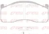 Комплект тормозных колодок, дисковый тормоз REMSA JCA132800 (фото 1)