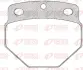 Комплект тормозных колодок, дисковый тормоз REMSA JCA32700 (фото 1)