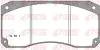 Комплект тормозных колодок, дисковый тормоз REMSA JCA34640 (фото 1)