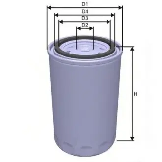 Oil filter, Spin-On. Фильтр масляный, накручиваемый RENAULT/DACIA 5001846636