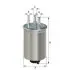 Fuel filter, In-line. Фильтр топливный, проточный RENAULT/DACIA 7701070063 (фото 1)