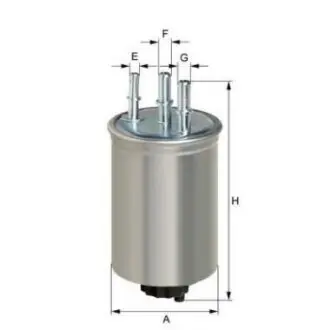 Fuel filter, In-line. Фильтр топливный, проточный RENAULT/DACIA 7701070063