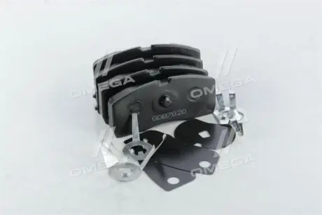Колодка торм. диск. STANDARD GEELY CK 04- передн. (без пружин) RIDER RD21338STD