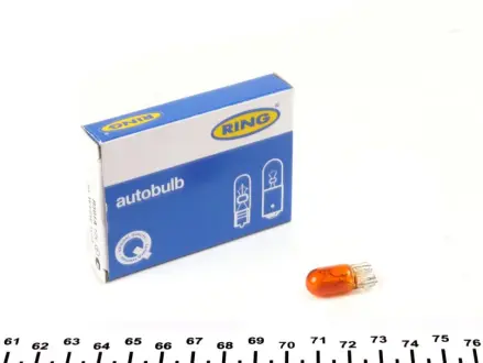 Лампа WY5W 12V DC 5W W2.1 X 9.5d RING R501A