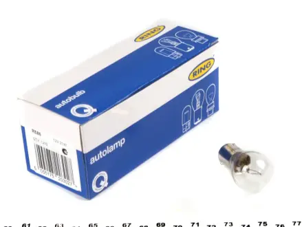 Автолампа PY21W 12V 21W BAU15s Standard (1шт) RING R586
