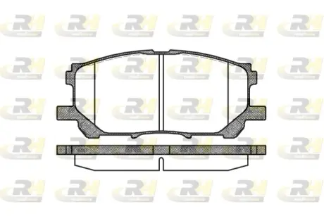 Гальмівні колодки дискові ROADHOUSE 2103900