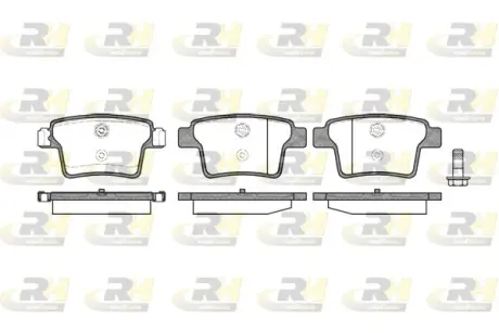 Гальмівні колодки дискові ROADHOUSE 2114910