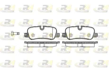 Гальмівні колодки дискові ROADHOUSE 2115900