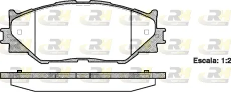 Гальмівні колодки дискові ROADHOUSE 2120100