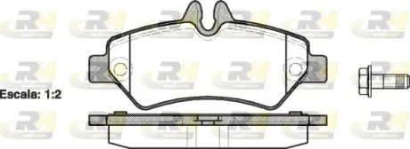 Гальмівні колодки дискові ROADHOUSE 2124600