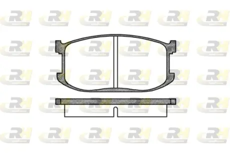 Гальмівні колодки дискові ROADHOUSE 212600